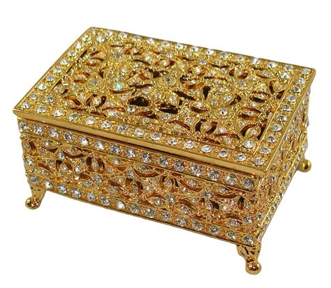 vintage metal ring box|old jewellery boxes.